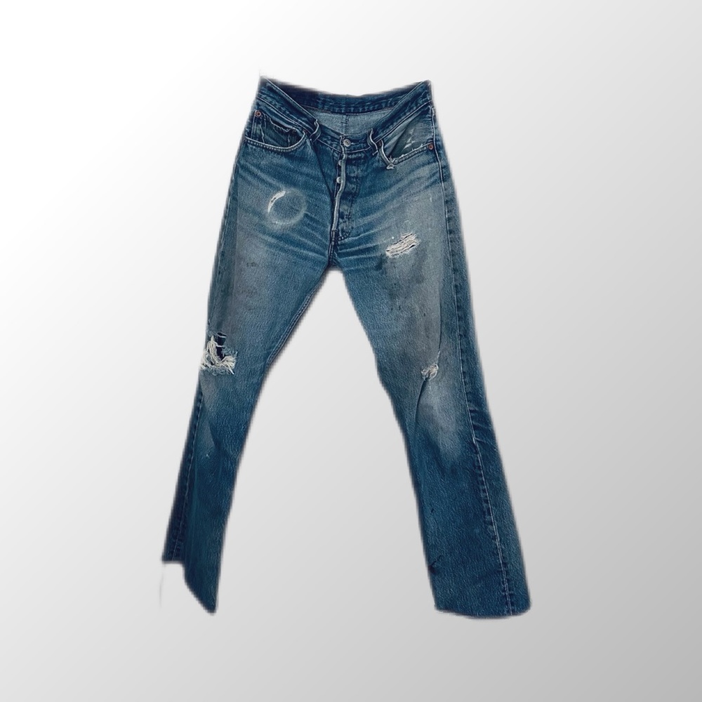Levi’s VINTAGE 501 Jeans | Medium Wash, Destroyed